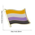 Non-binary Pride Pins Lapel Pins LGBTQ Community