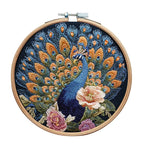 Peacock Embroidery Kit
