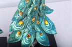 Peacock Decor Statue Sculpture