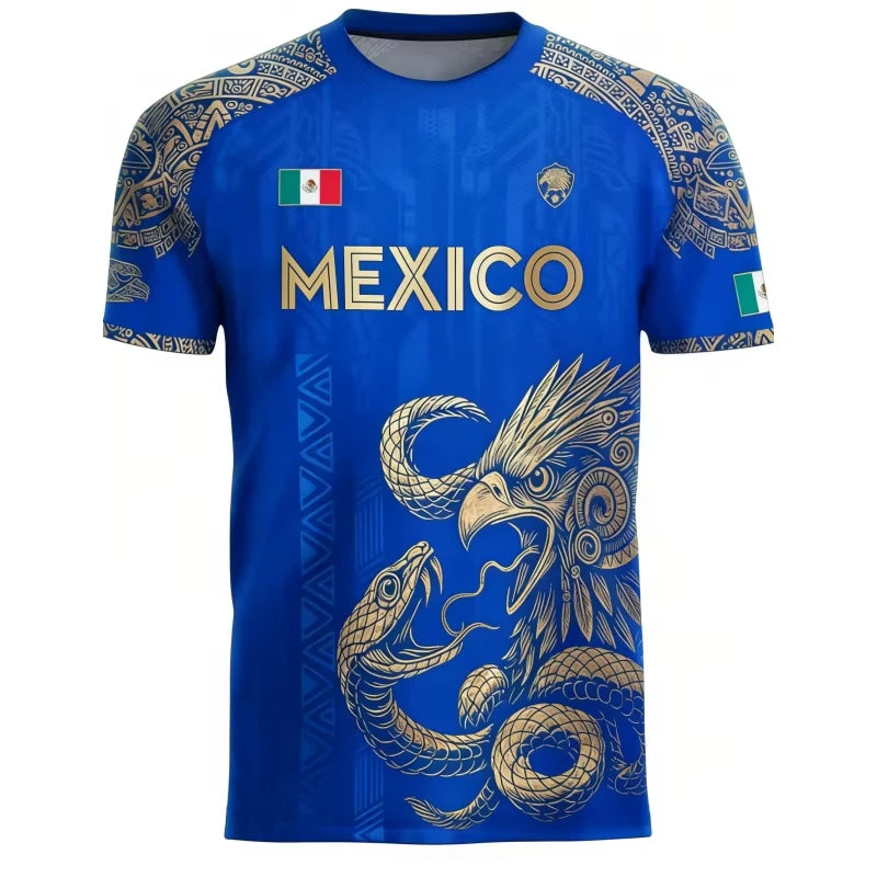 Mexican Flag Men's T-shirt 3D