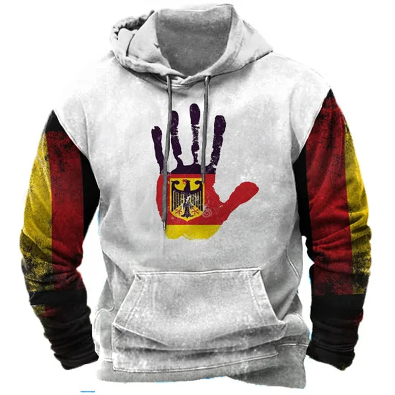 Vintage Germany Flag Hoodie