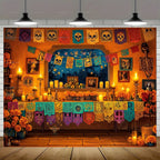 Day Of The Dead Photography Backdrop Mexican