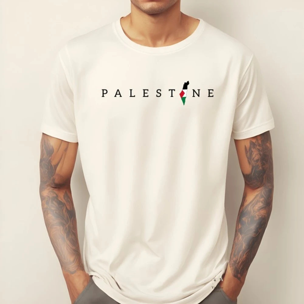 Palestine Shirt Vintage Cotton