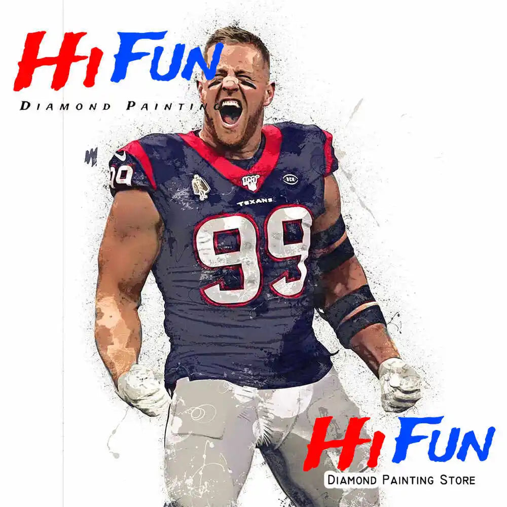 American Football Athlete Portraits