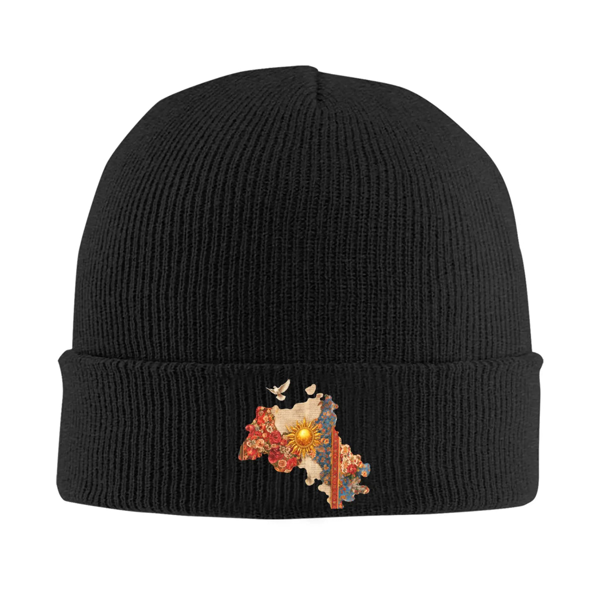 Sun Flag Knitted Caps