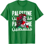 Palestinian T-Shirt Casual Cotton
