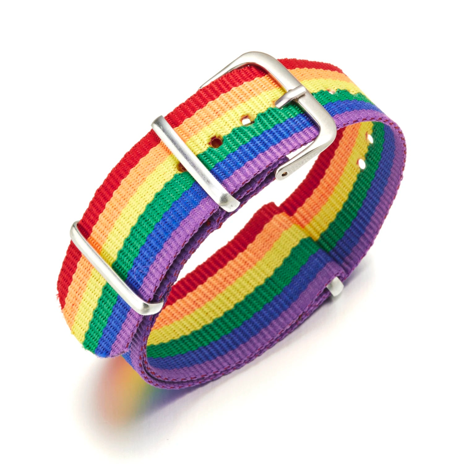 Trendy LGBT Rainbow Strap Braided Bracelet