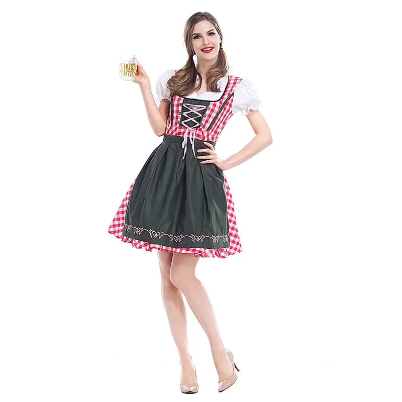 Adult Women Oktoberfest Dirndl Carnival Party