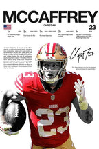 Classic American Football Sports Star Art Poster