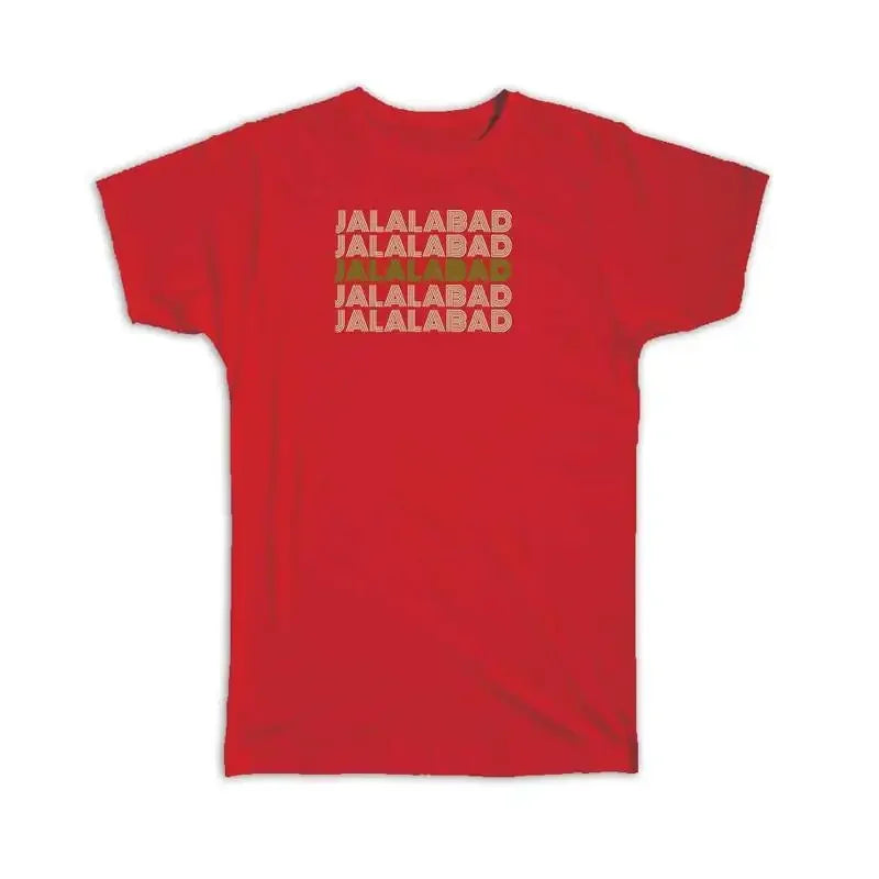 Jalalabad Afghanistan Modern City T shirt