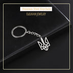 National Symbols Of Ukraine Keychain