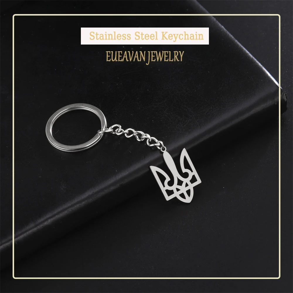 National Symbols Of Ukraine Keychain