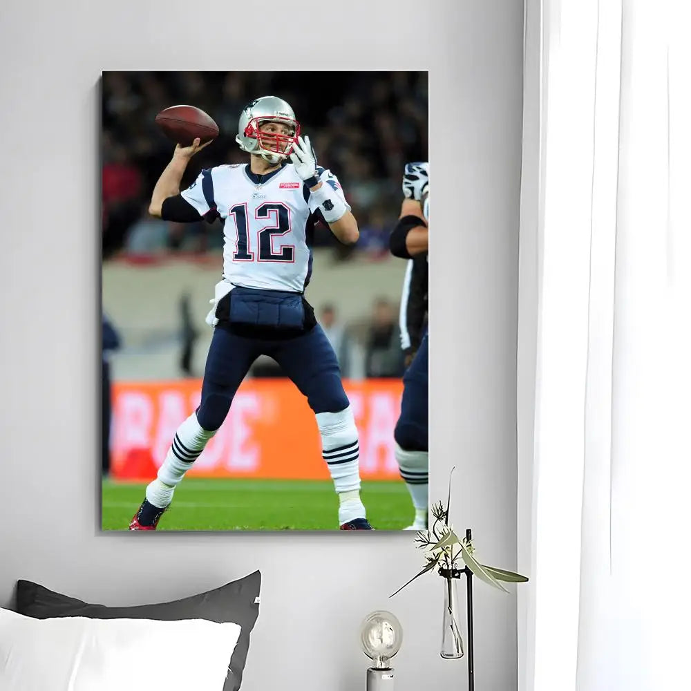 Actor T-Tom Brady Poster Wall