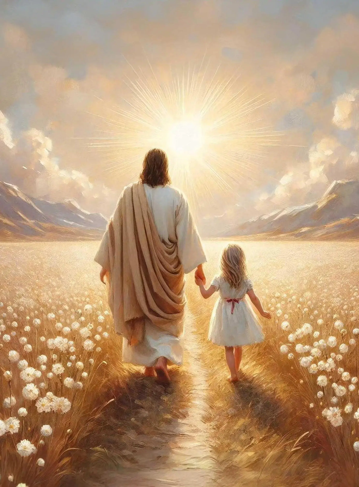Jesus With Woman Christian Posters Savior