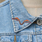 Rainbow wings LGBT Pride badge