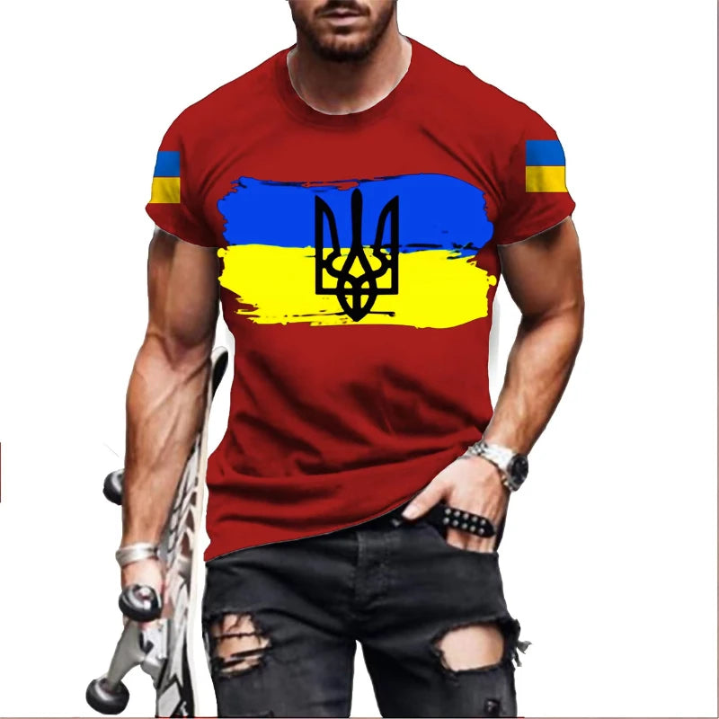 Ukrainian Flag 3D T Shirt