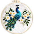 Wool Felting Painting Kit, Peacock