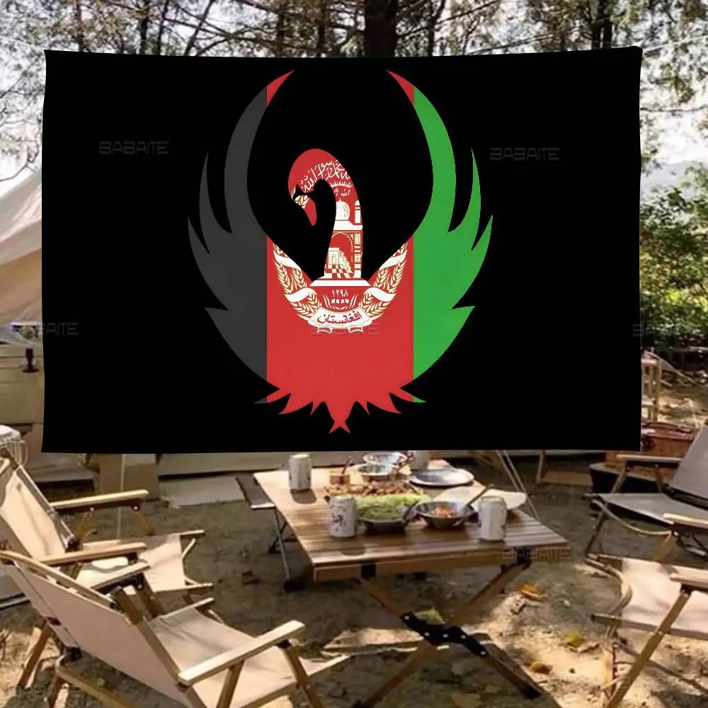 Afghanistan Creative Pattern Hanging Flag