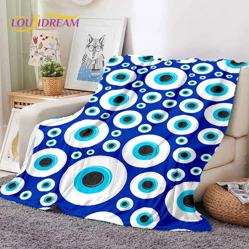 3D Evil Eye Blanket