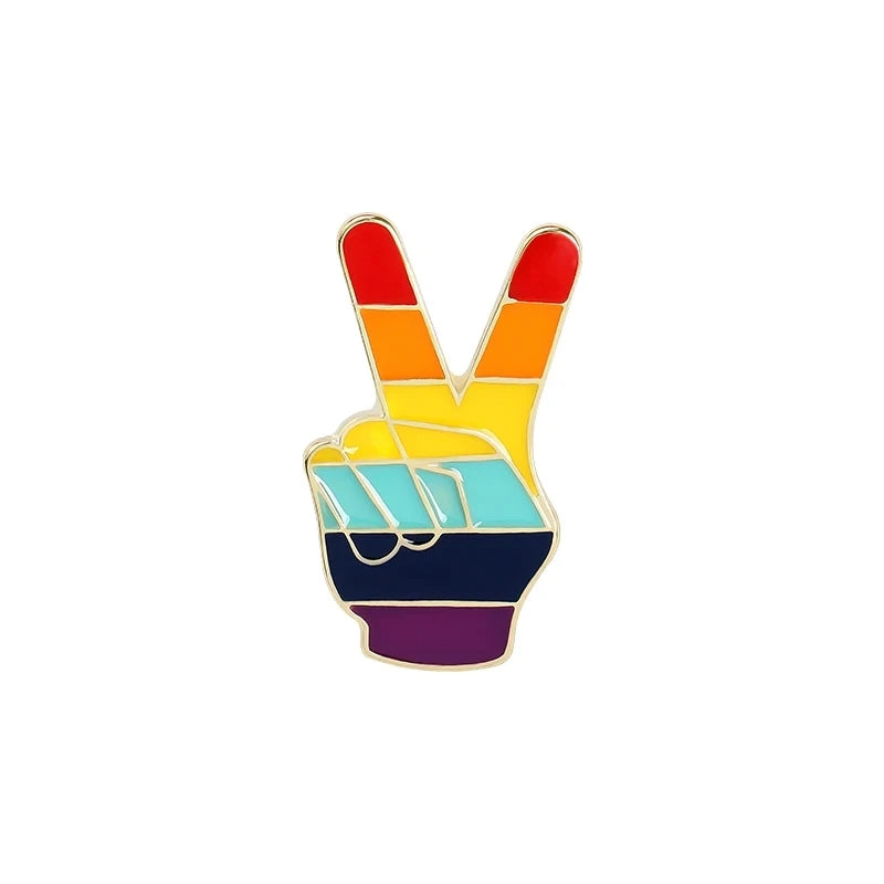 LGBT Rainbow Enamel Pins Pride