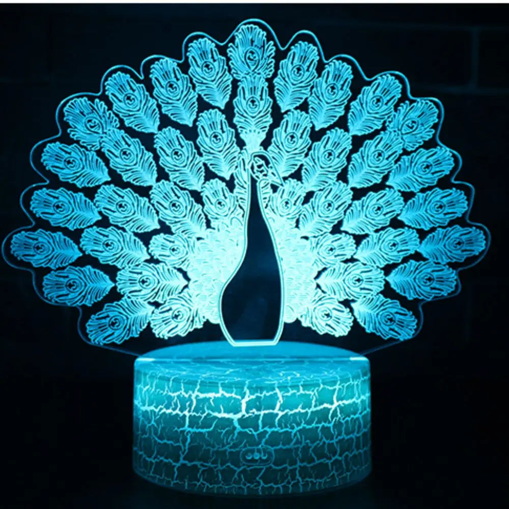 Peacock Night Light