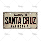 Welcome To USA City Car Plate