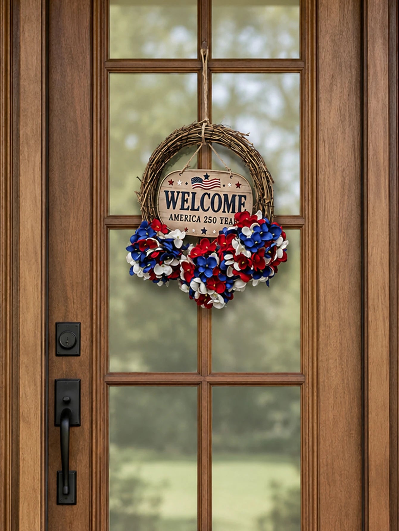 Patriotic Wreath USA
