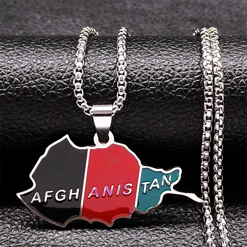 Kurdistan Region Map Necklace
