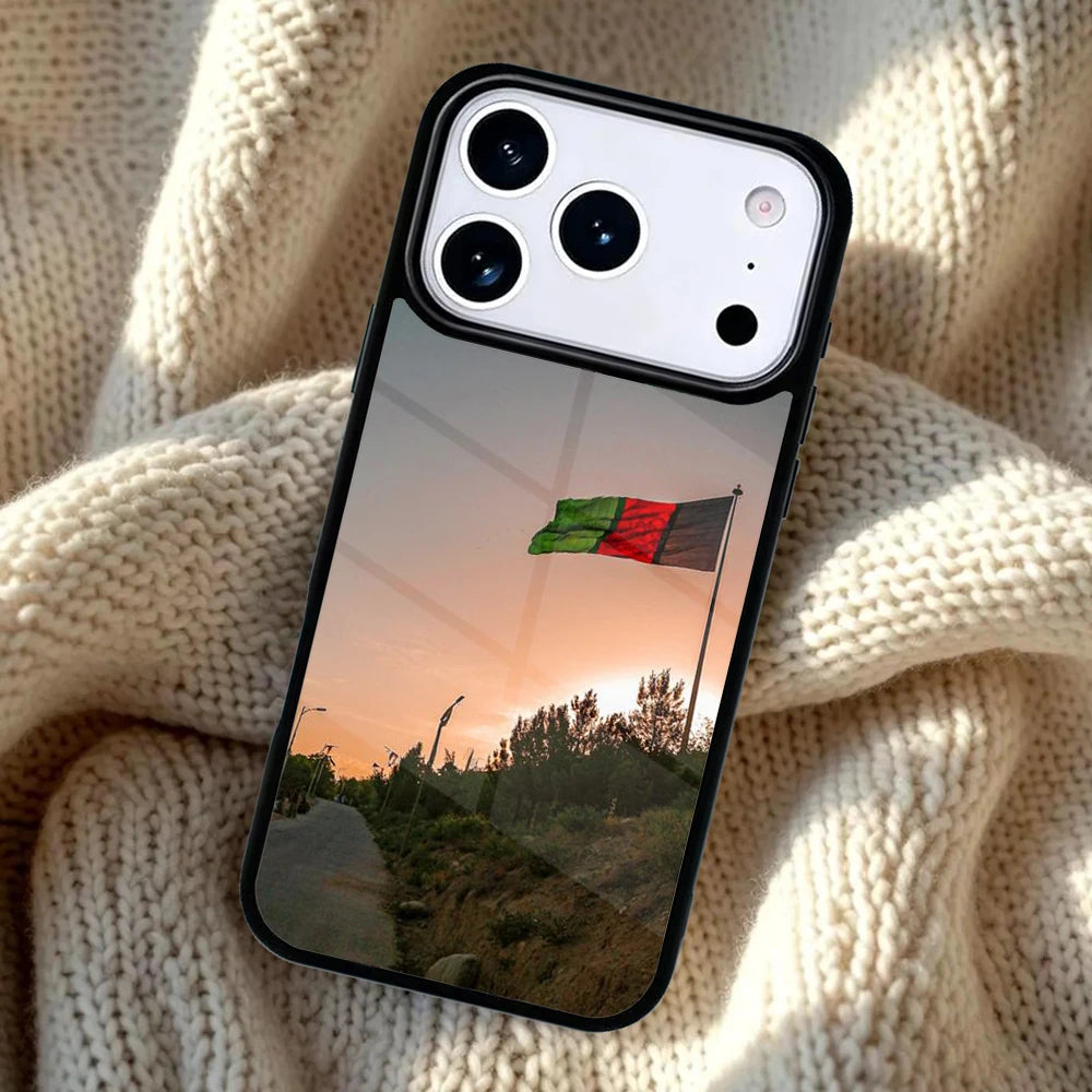 Afghan Flag Pattern Phone Case For iPhone