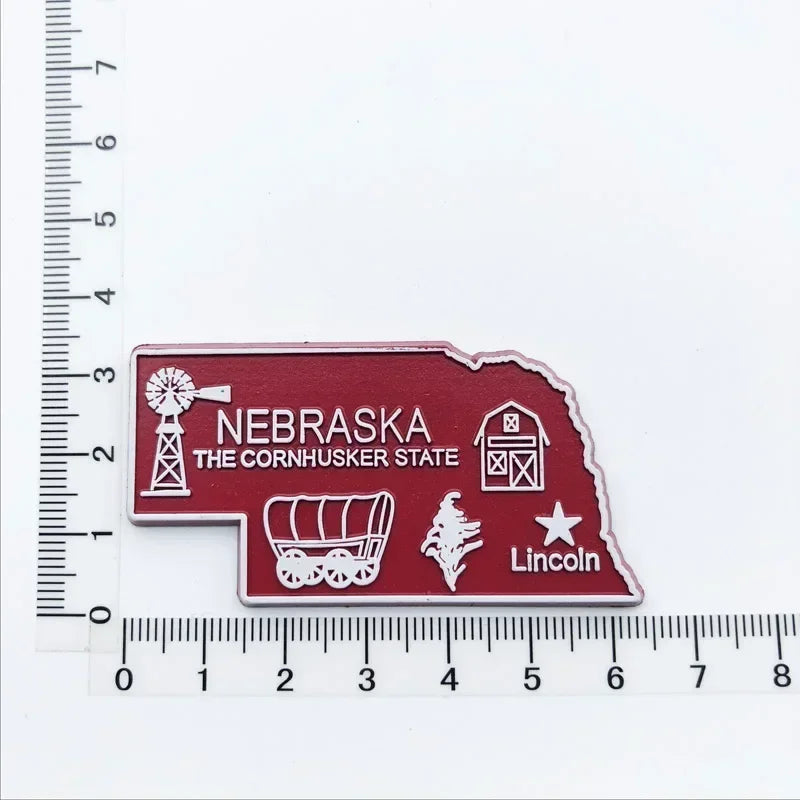U.S. States Refrigerator Magnet