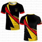 Germany Football Jersey Flag Print T-shirt