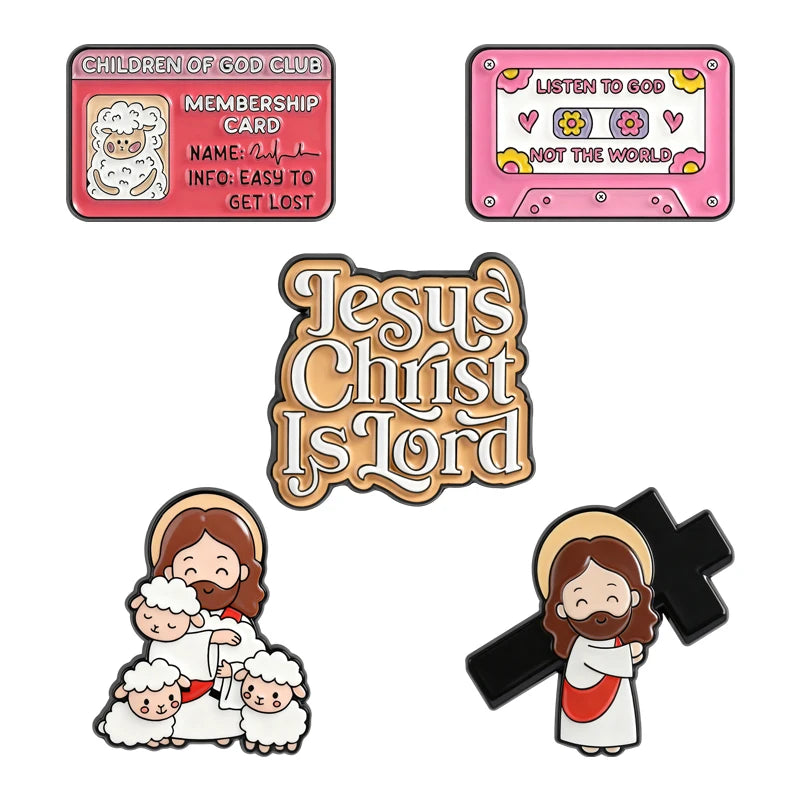Jesus Christ is Lord Enamel Pins