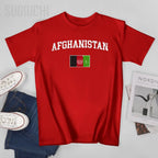 Afghanistan Flag Vintage Premium T-shirt