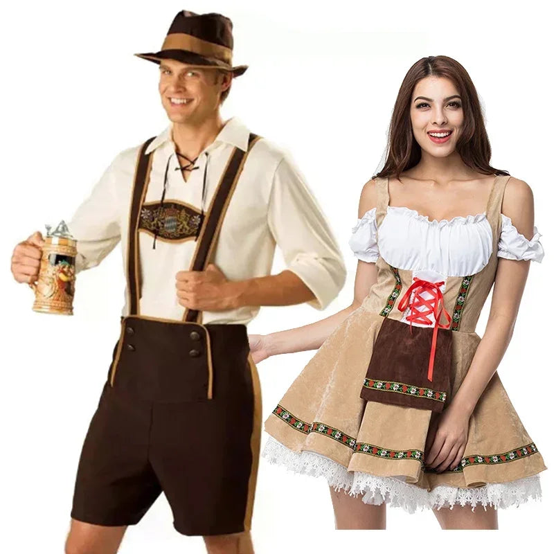 Couples Oktoberfest Costume Parade