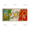 Mexico License Plaque