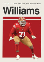 Classic American Football Star Athletes Highlights Achievements Posters