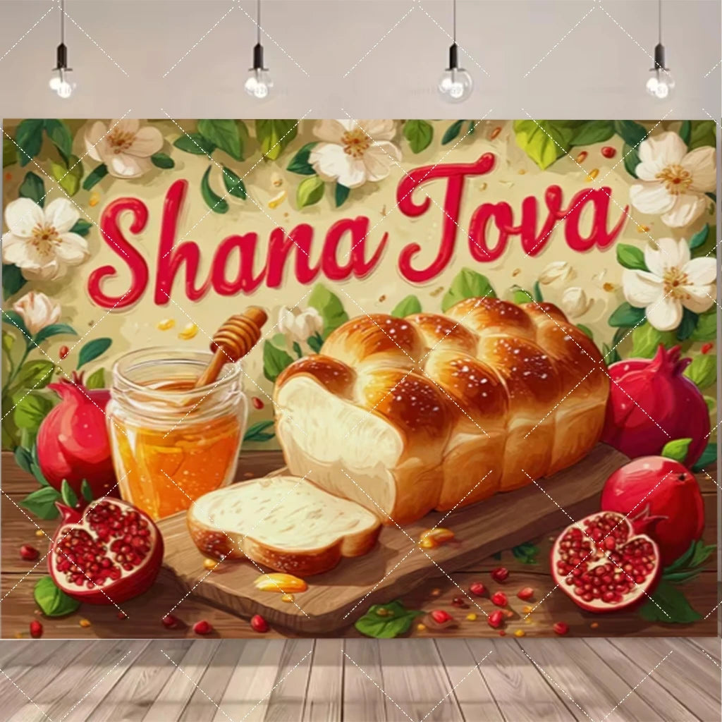 Jewish New Year Party Supplies Rosh Hashanah Tableware