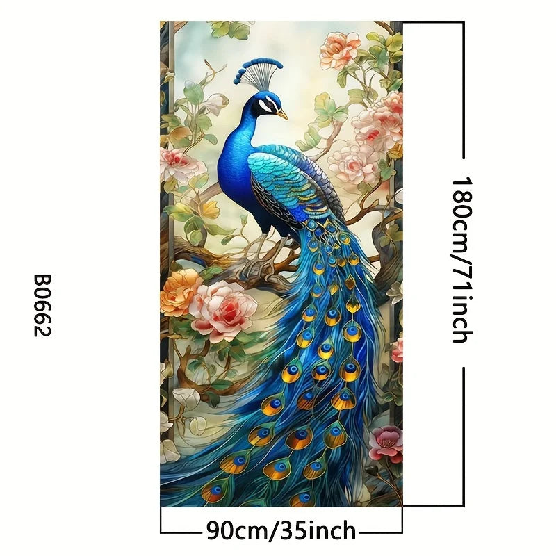 Peacock door cover signs Background0