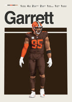 Classic American Football Star Athletes Highlights Achievements Posters