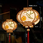 Palace Lantern Portable Blossom Flower Light Mid-autumn Festival