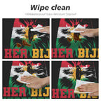 Kurdistan Flag Waterproof Round Tablecloth