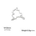 My Shape United States Map Pendent for Bracelet Necklace