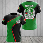 Summer Customized Afghanistan Flag Graphic T-shirts