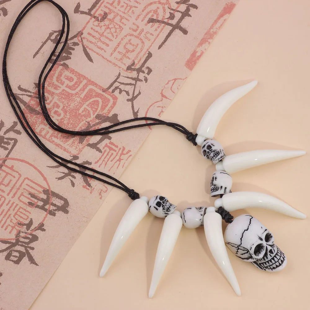 Dog Tooth Necklace Indian Indigenous