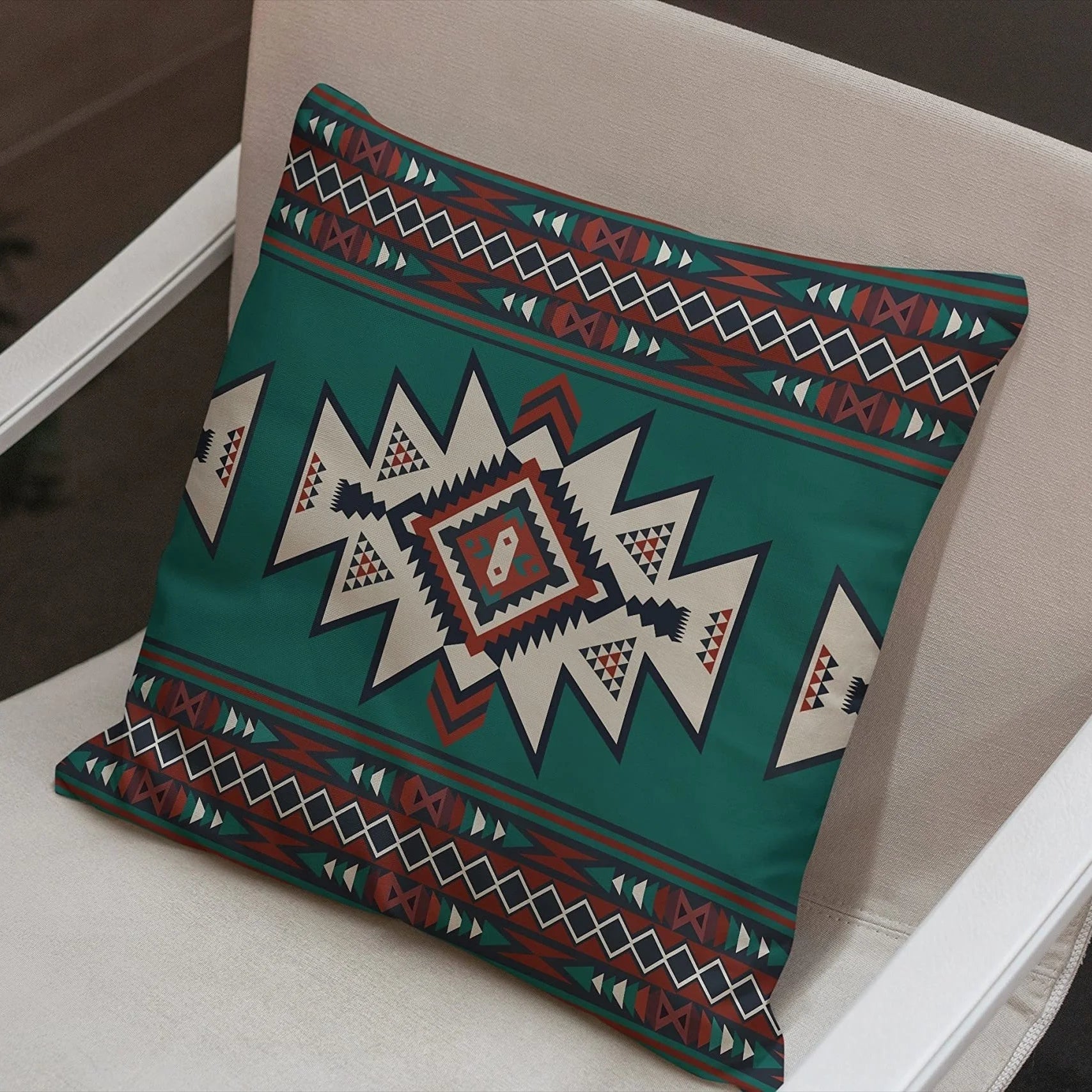 1 set Western Throw Pillow Native American Tribal