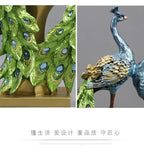 European Peacock Ornaments