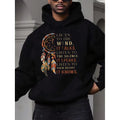 Autumn and Winter Fashionable Men's Hoodie with Native American Style