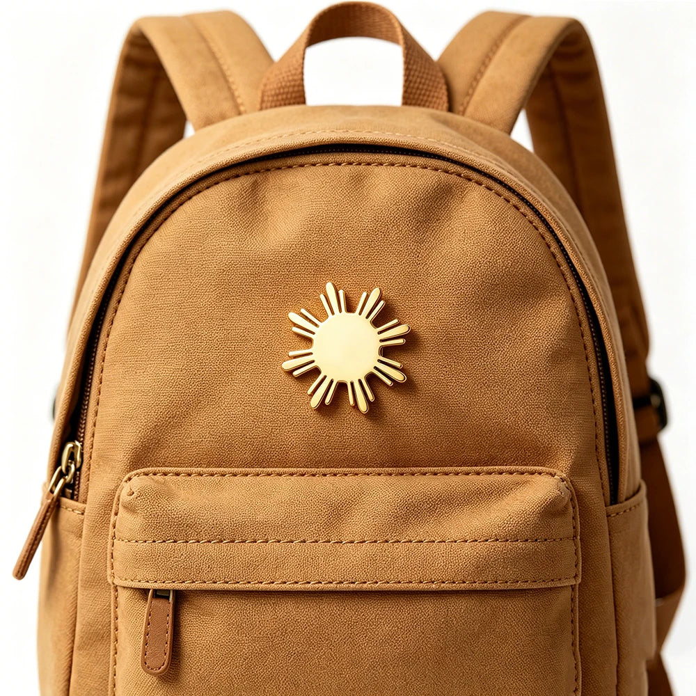 Sun Symbol Brooch