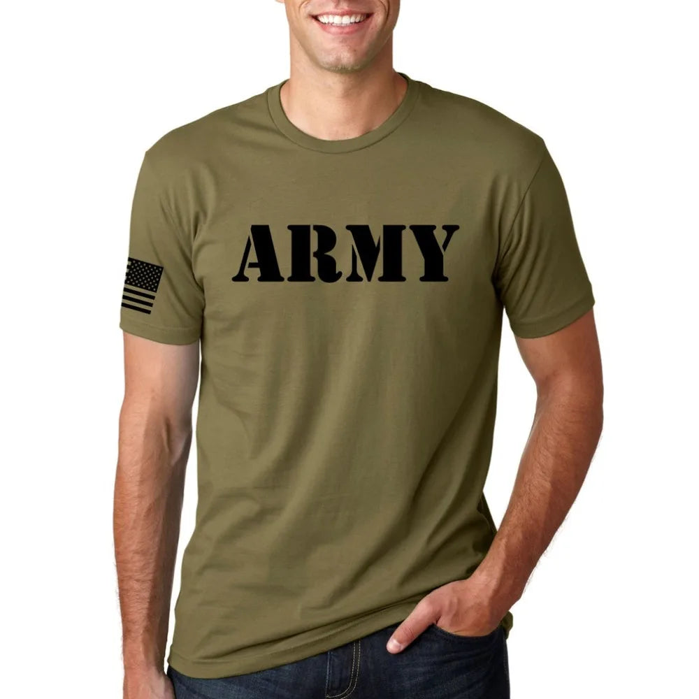 United States Army Tshirt with US Flag