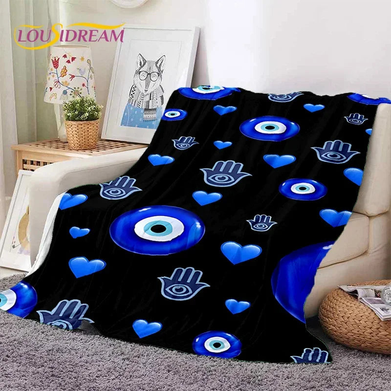 3D Evil Eye Blanket